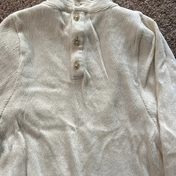 Madewell Textured Cream Knit Top - Picture 4 of 5